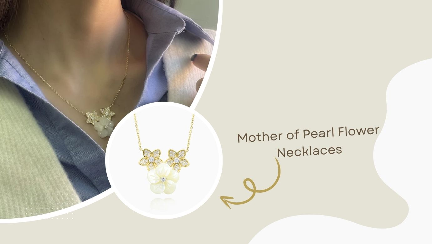 TikTok & Instagram’s Favorite: Why Mother of Pearl Flower Necklaces Are Trending in 2025