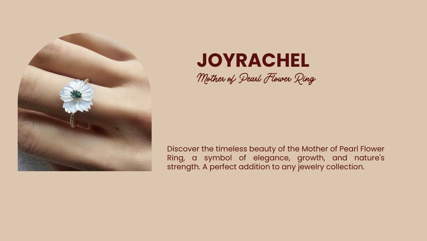 The Timeless Charm of the Mother of Pearl Flower Ring: A Jewel with Symbolism and Elegance