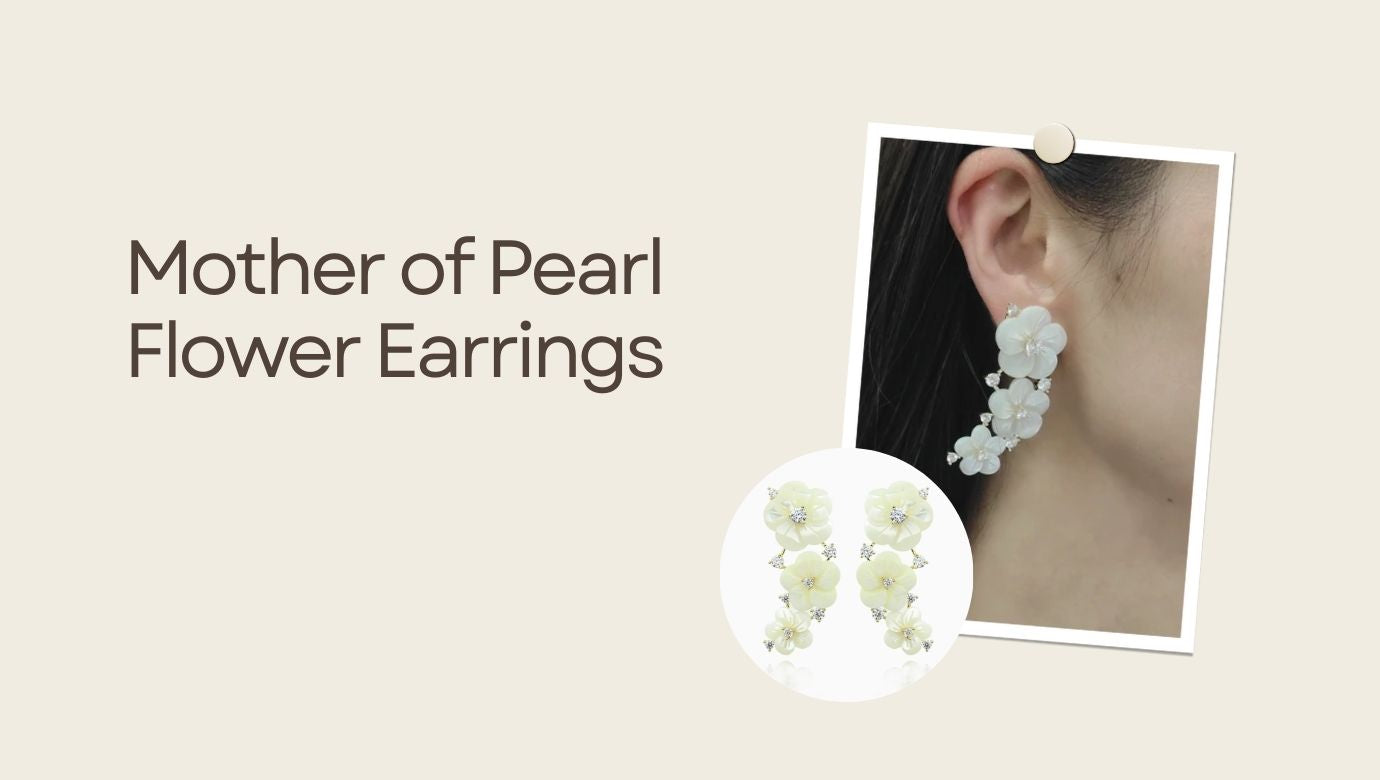 Styling Tips: How to Wear Mother of Pearl Flower Earrings with Spring Outfits