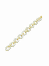 Load image into Gallery viewer, Vintage Mother of Pearl Chunky Chain Bracelets
