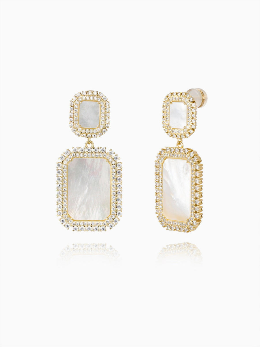 Mother of Pearl Dangle Earrings