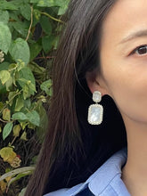 Load image into Gallery viewer, Mother of Pearl Dangle Earrings
