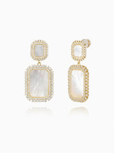 Load image into Gallery viewer, Mother of Pearl Dangle Earrings
