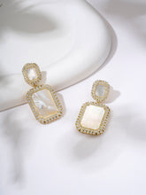 Load image into Gallery viewer, Mother of Pearl Dangle Earrings
