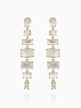 Load image into Gallery viewer, Graduated Mother of Pearl Dangle Earrings
