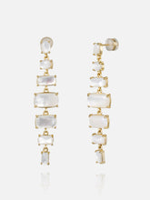 Load image into Gallery viewer, Graduated Mother of Pearl Dangle Earrings
