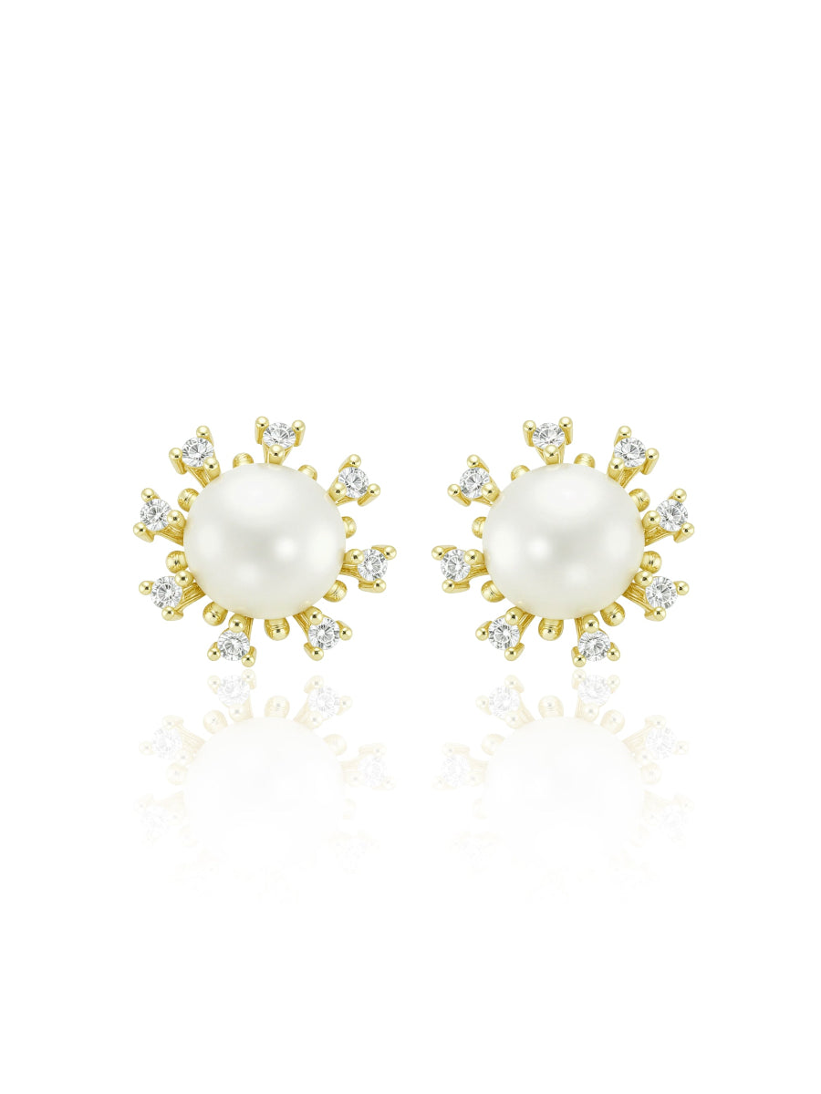 Fresh Water Pearl Studs Earrings