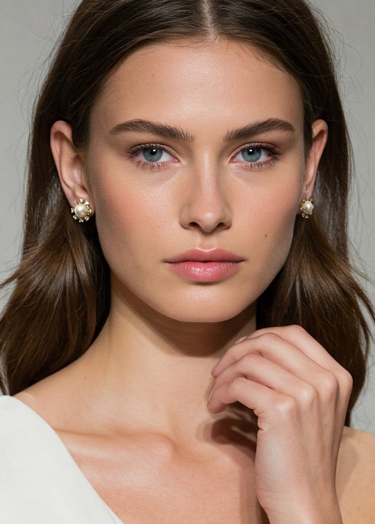 Fresh Water Pearl Studs Earrings