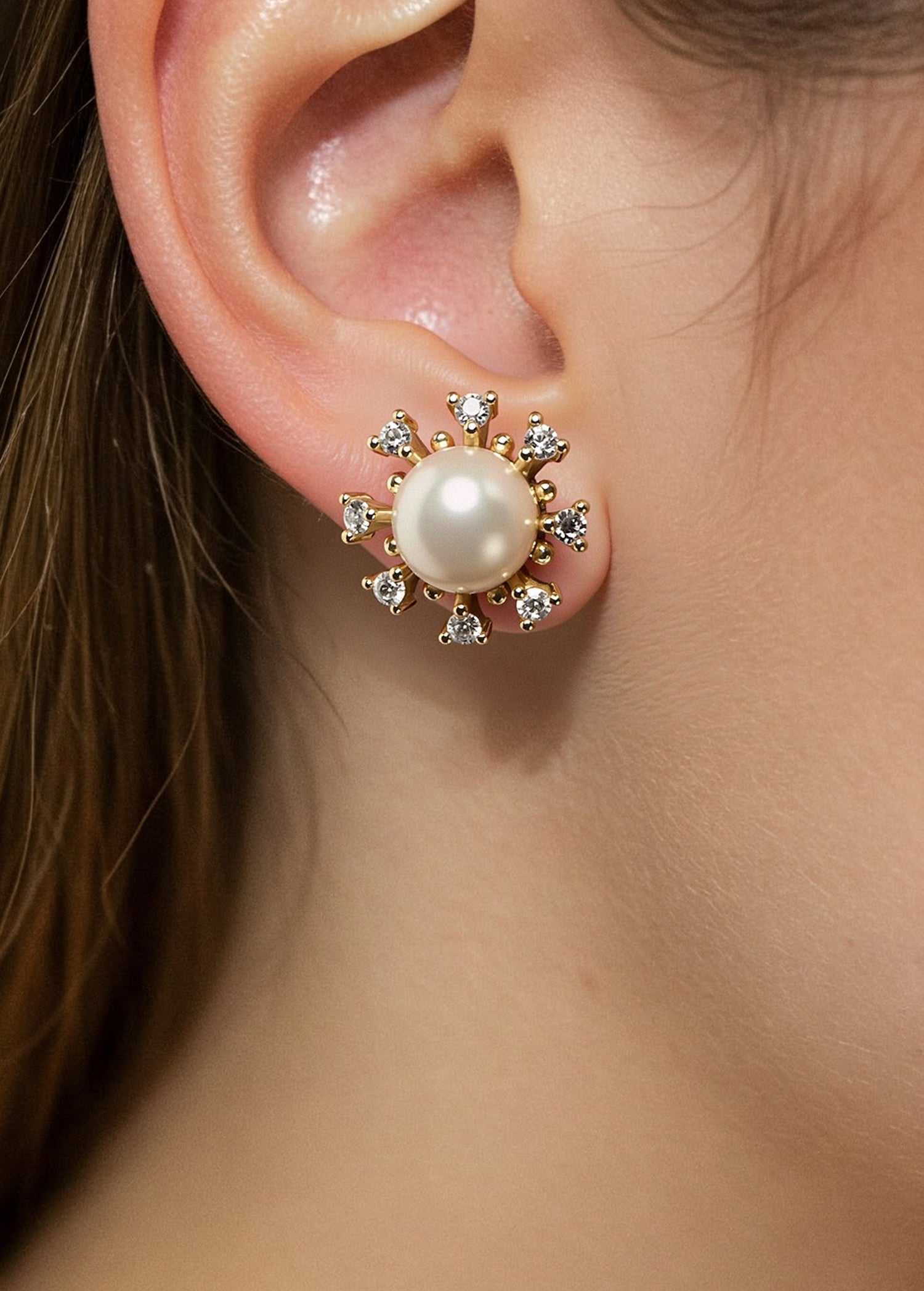 Fresh Water Pearl Studs Earrings