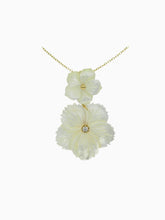 Load image into Gallery viewer, Double Flower Mother of Pearl Necklace
