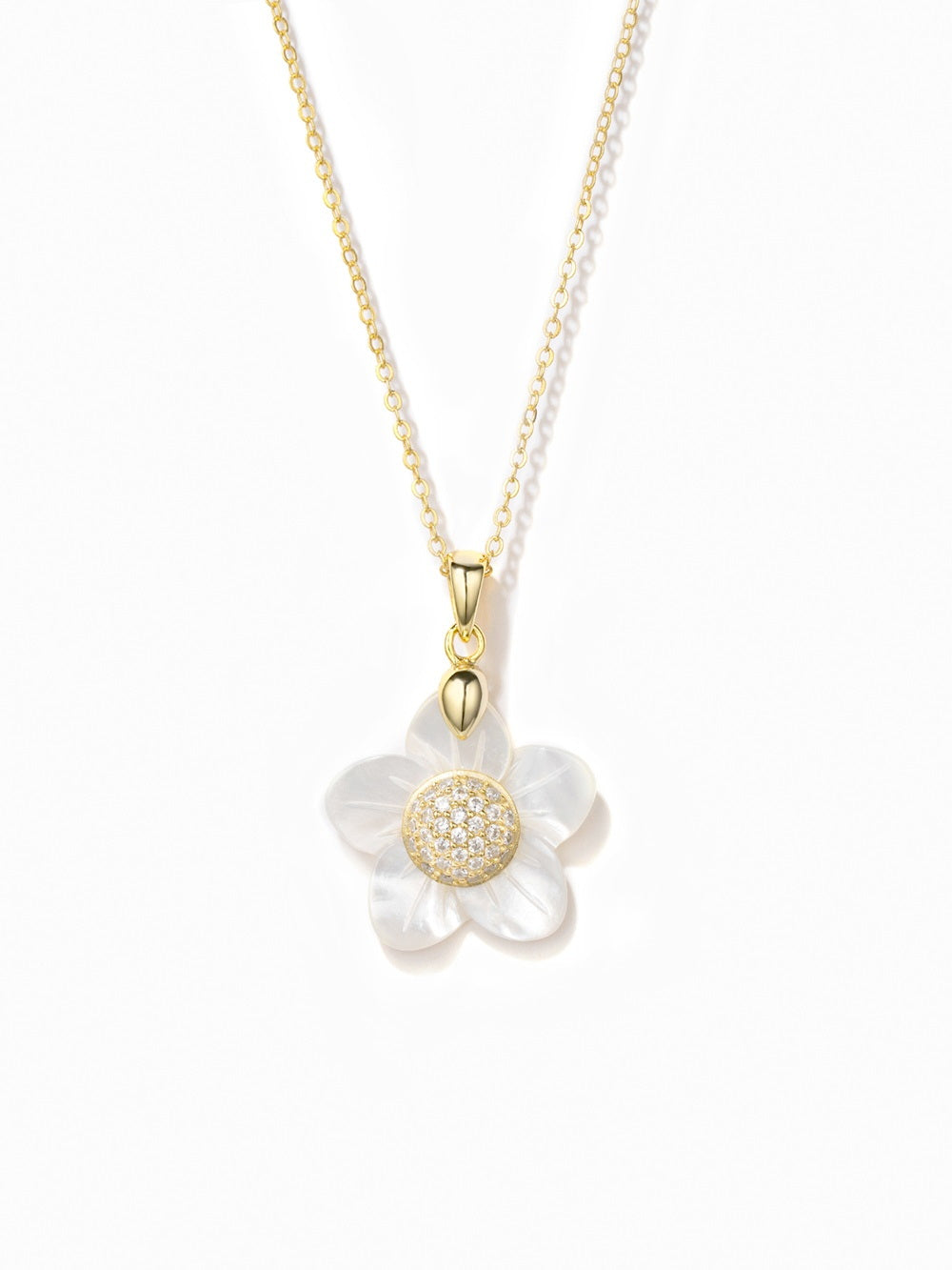 Delicate Flower Pendant Necklaces