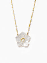 Load image into Gallery viewer, Mother of Pearl Orchid Flower Necklaces
