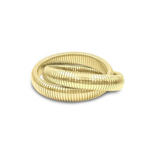 Load image into Gallery viewer, Brass Bracelets Double Bracelet Omega chain 18K Gold Plated Double Color Unique fancy jewelry
