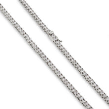 Load image into Gallery viewer, 3MM CZ Diamond Iced Out Stainless Steel 316 Tennis Necklace/Diamond Choker Chain / IPG Rhodium Non-tarnish / Hip Hop Jewelry
